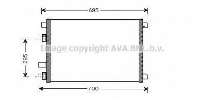 AVA QUALITY COOLING rt5305 -  Конденсатор, кондиционер
